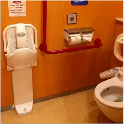 Japan imported powder room child care seat Ai Bei Xin OmoiO baby protection chair hanging wall chair TS-FN