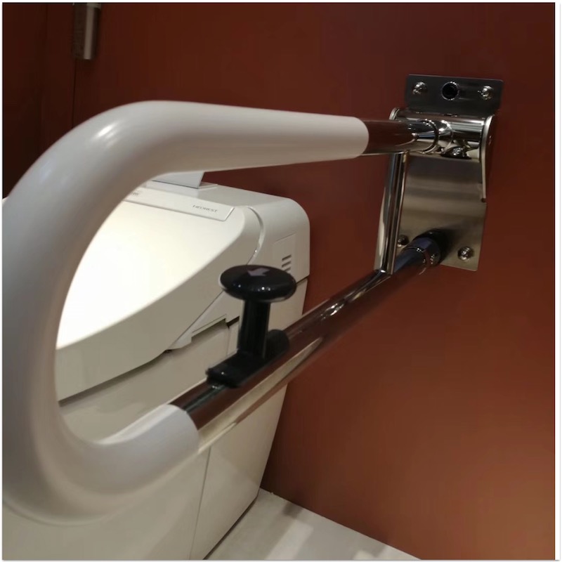 Japan TOTO toilet with handrail T114HK7RV2NW barrier-free dressing room toilet toilet turning handle