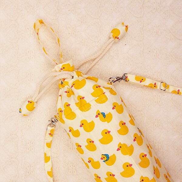 Thermos bottle bag protective bag tote cup sleeve crossbody cute plush water mug sleeve universal portable belt