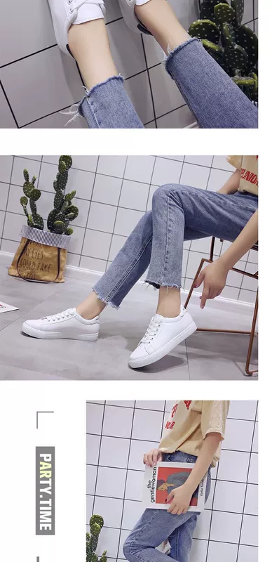 Mùa hè và mùa thu 2018 giày vải mới nữ sinh viên Hàn Quốc Harajuku ulzzang bến cảng gió trắng giày hoang dã