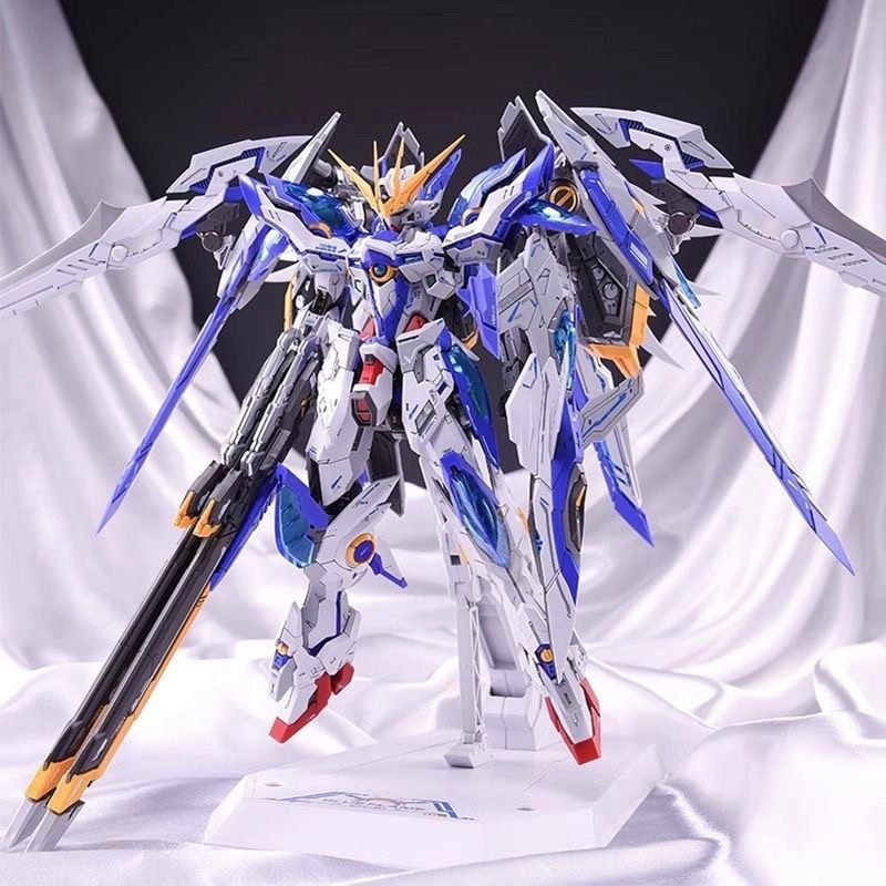 包邮ZZA模型1/100蓝焰炎机器人：合金骨架拼装模型，拼装乐趣+收藏价值