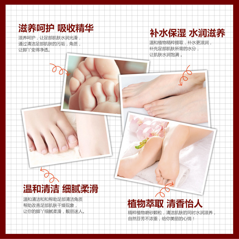 Massage chân Kem tẩy tế bào chết 180g Kem bôi chân Kem chăm sóc da chân Kem tẩy tế bào chết Unisex kem trị nứt gót