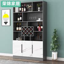 Dining side cabinet Wine cabinet One wall household modern simple light luxury living room Kitchen locker cupboard side cabinet Cabinet