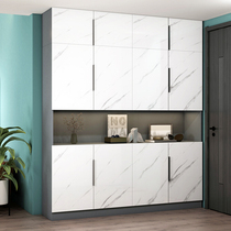Entrance cabinet Shoe cabinet One-piece wall door cabinet Household foyer cabinet Hollow home decoration cabinet Entry screen partition