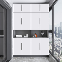 Custom balcony cabinet Storage cabinet Wall sunscreen Balcony special bay window cabinet Multi-function floor sundries storage cabinet