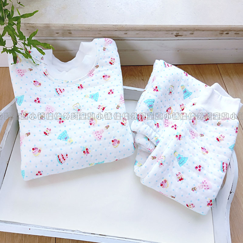 Mới cho bé trai và bé gái trong những đứa trẻ lớn nhồi bông không khí nhiệt đồ lót dày mùa thu quần phù hợp đồ bộ cho bé gái