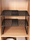 Expandable Layered Storage Shelves for Wardrobes, Clothing Dividers, and Space-Saving Organizers for Cabinets
