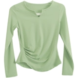 Lulu Yoga Clothing ~ v -neck мягкая клейкая выравниваемая текстура Pirattainet Slim Sport