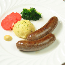 Baibede pork breakfast sausage 1kg German hot dog sausage barbecue sausage hotel restaurant frozen sausage ham sausage
