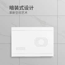 Weak electric box cover fiber inbox lid unfiled signal multimedia hub cover plastic panel