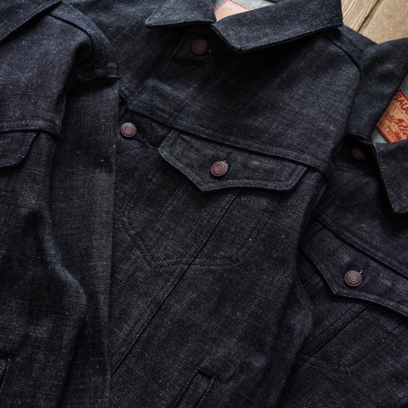 Denim jacket, retro milk, loose fit