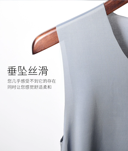 Шелковый быстросохнущий спортивный летний жилет для спортзала, в обтяжку