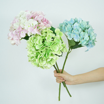Simulation hydrangea bouquet European retro style decoration fake flower arrangement decoration home living room model room floral silk flower