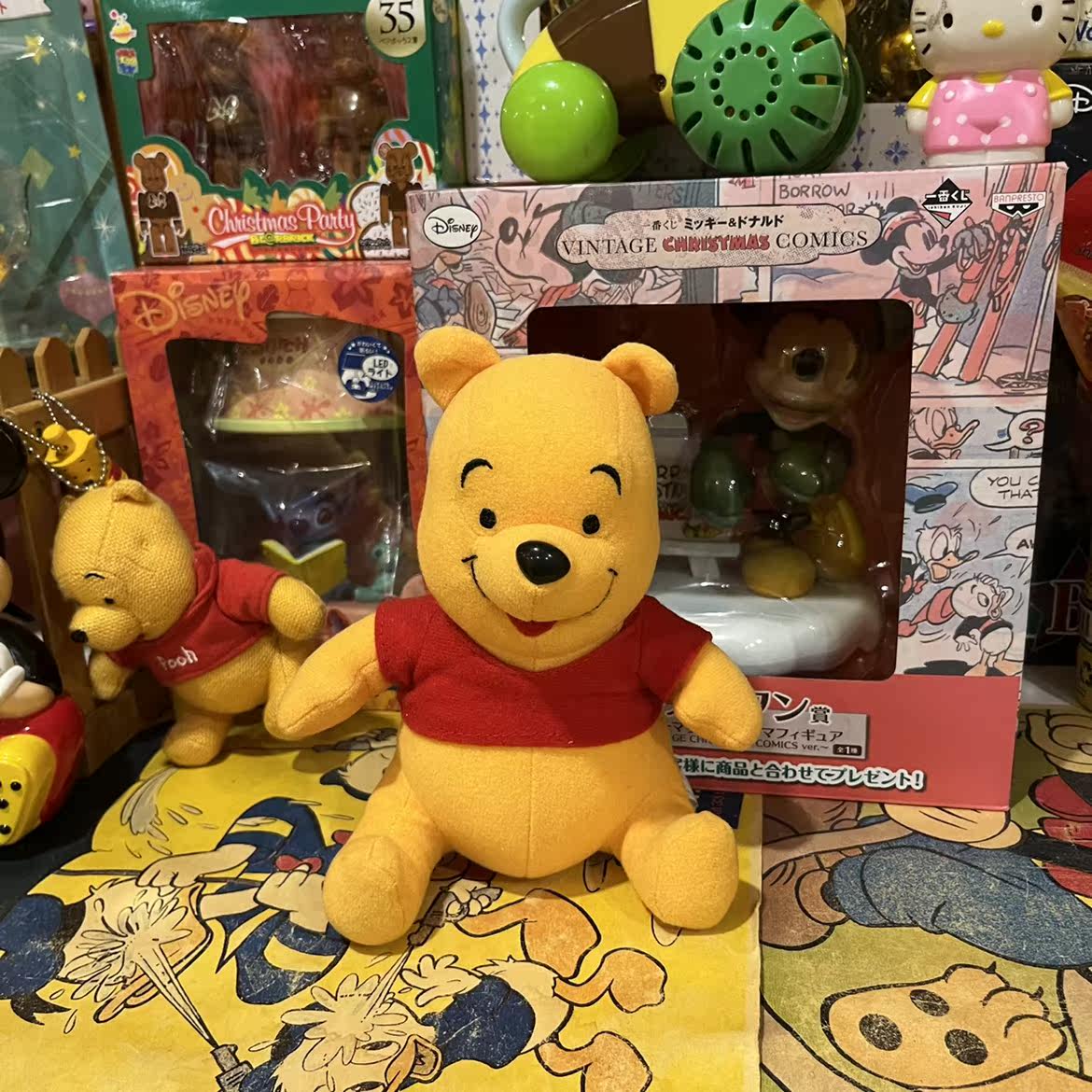 Japanese Winnie the Pooh Dolls Out of Print Collection Fried Chicken Cute One