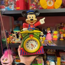 Strange power grocery house Strange power groceries house Japan Mickey train alarm clock ornaments Showa retro medieval ornaments