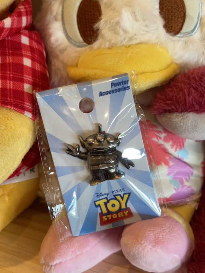 Toy Story Three Eyes Out of Print Titanium Silver Out of Print Collectible Chest Necklace