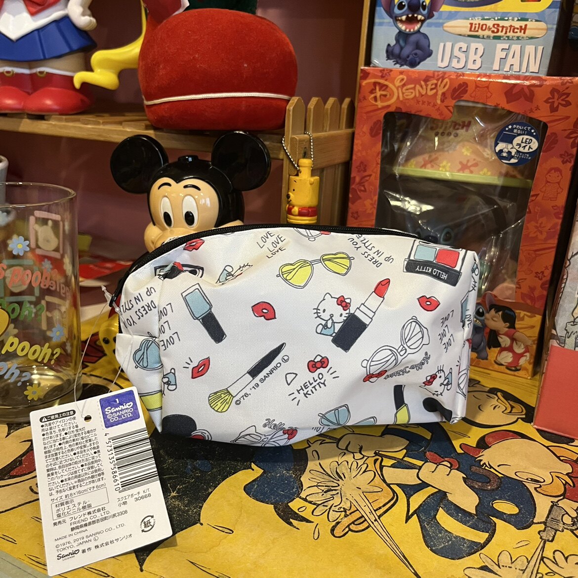 hello kitty cosmetic bag pencil case storage bag brand new unused with tag