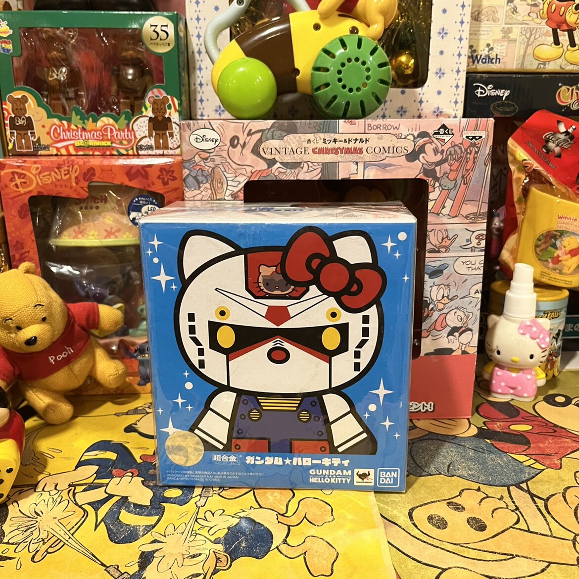 Bandai Super Alloy Hello Kitty Yuan Zu Gundam Color Matching Brand New Unopened