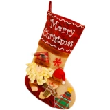 Рождественские декоративные принадлежности Santa Claus Smooth Носки носки носки рождественская елка подвеска рождественские запасы подарочные пакеты рождественские сумки