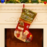 Рождественские декоративные принадлежности Santa Claus Smooth Носки носки носки рождественская елка подвеска рождественские запасы подарочные пакеты рождественские сумки