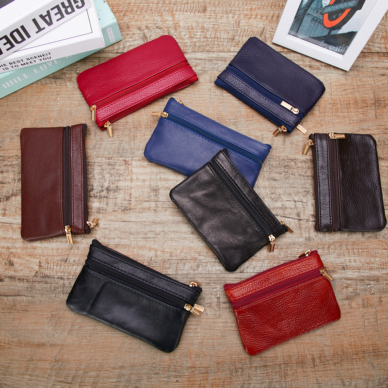 Jacoma Genuine Leather Zero Wallet Bull Leather Key Bag Practical Small Bag Niu Leather Coin Bag Genders Universal Zero Wallet