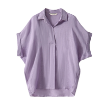 のxiaohange breathable and light ramie loose silhouette slimming shirt XYE583318MG