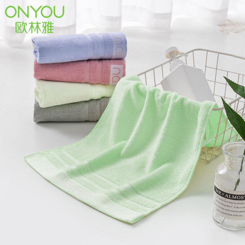 Owrinya bamboo fiber towel face towel absorbent wash face towels for men and women Lovers Finish Towel Dry Hair-Taobao