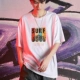 Siêu hot cec tay ngắn nam xu hướng mùa hè oversized phù hợp với Shawn Yue cùng áo thun rộng xu hướng Hồng Kông - Áo phông ngắn