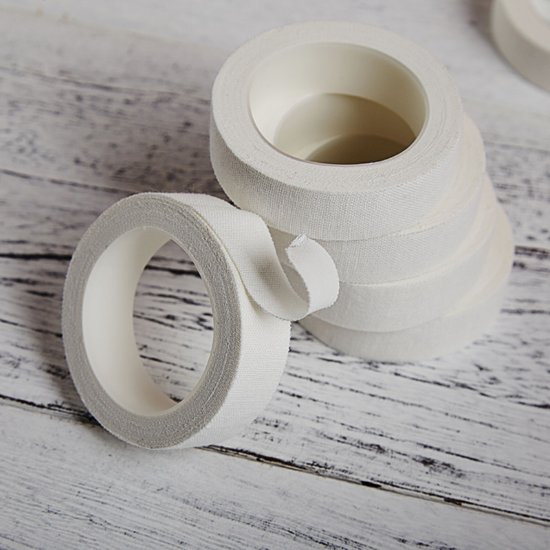 8 rolls of plaster tape, rubber glue, plaster tape, white plaster, 1 5cm tape, cotton tape