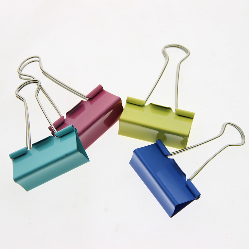 48 color long tail clips, data clips, bill clips, swallowtail clips, stainless steel folders, iron ticket clips, semicircle clips