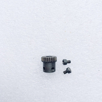 26T Metal gear Straight tooth Alloy tooth model Motor Motor spindle gear 0 5 die 26 teeth 0 8 die