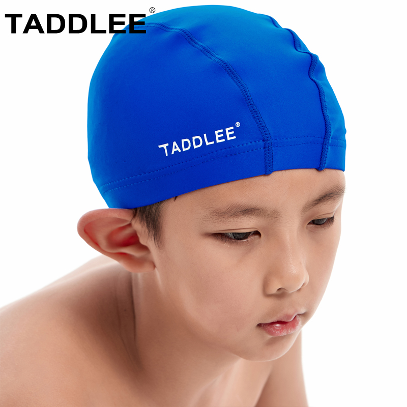 TADDLEE children's swimming cap youth do not strangle head comfortable quick-drying swimming cap ear protection anti-chlorine swimming equipment
