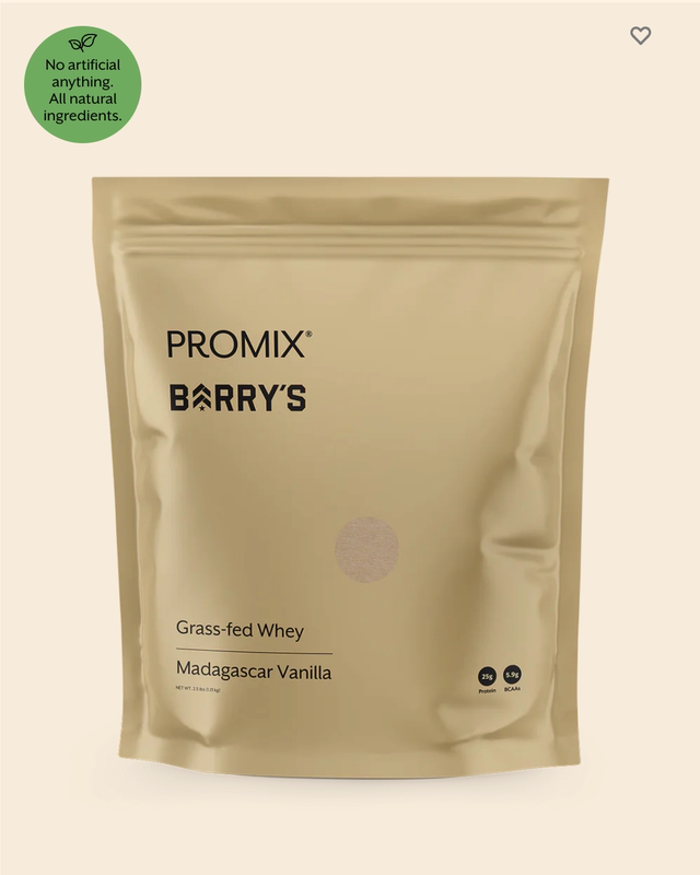 New Product from the United States: Promix Nutrition Barry's Protein Grass-Fed Whey Protein for Fitness New Product from the United States: Promix Nutrition Barry's Protein Grass-Fed Whey Protein for Fitness