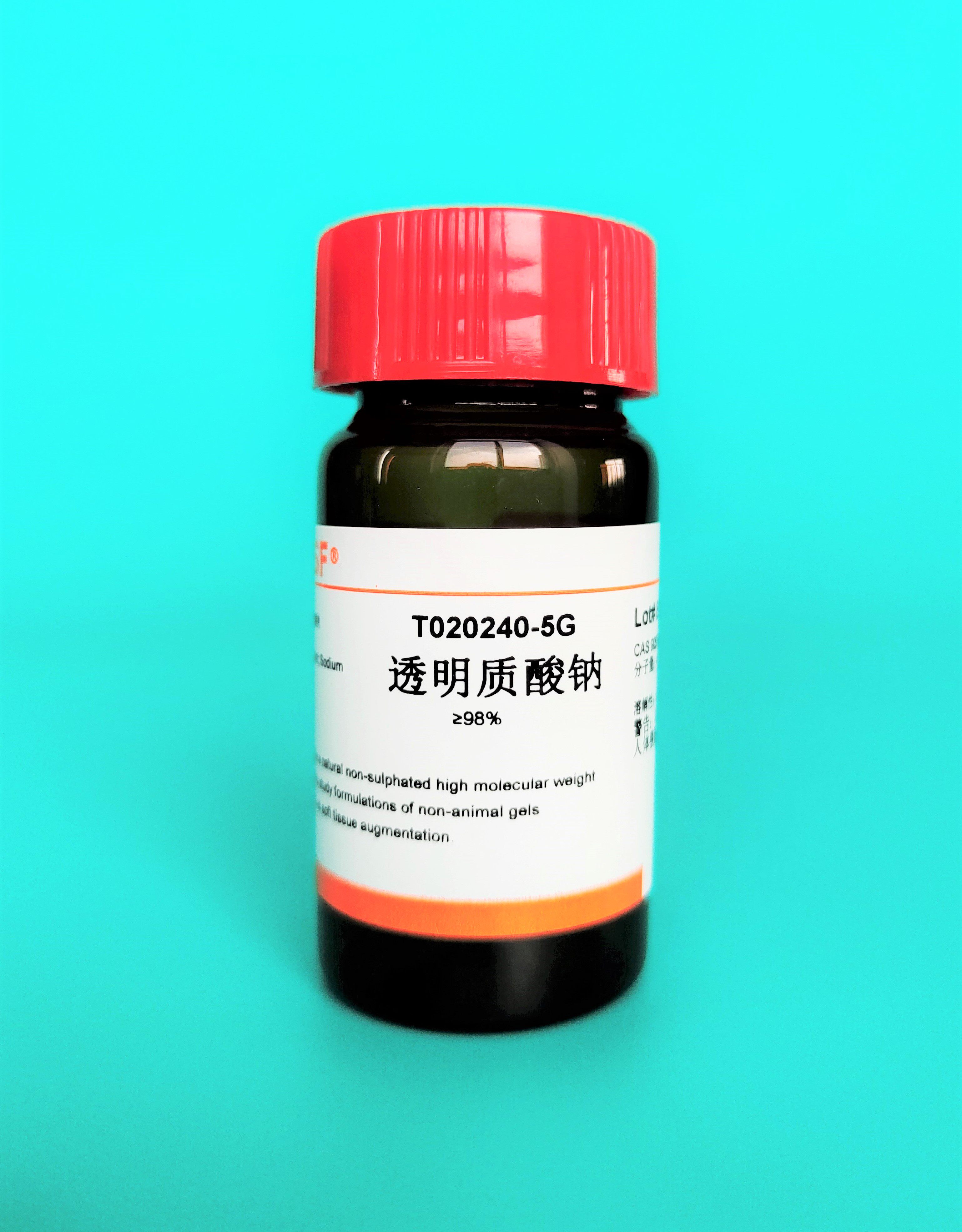 Scientific research experiment reagent Sodium hyaluronate (molecular weight 400,000) Sodium hyaluronate ≥98% 1g 5g 25g