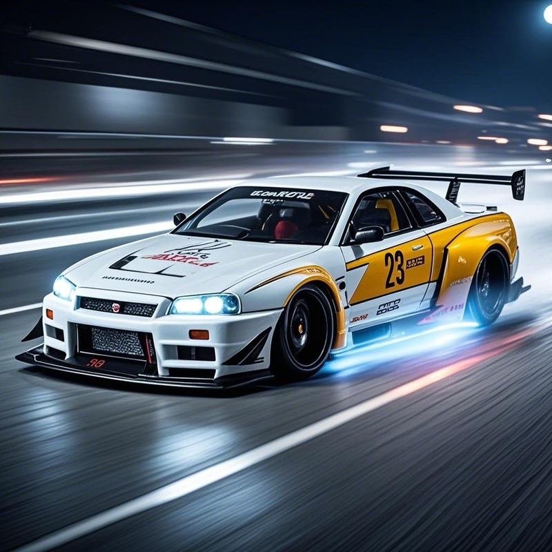 1:18 Scale Super Large Nissan Gtr Japanese War God Modified Alloy Track Version Supercar Toy Car 1:18 Scale Super Large Nissan Gtr Japanese War God Modified Alloy Track Version Supercar Toy Car