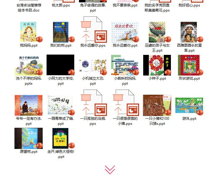 绘本故事PPT课件 儿童绘本故事电子版早教幼儿园小班中班大班教案