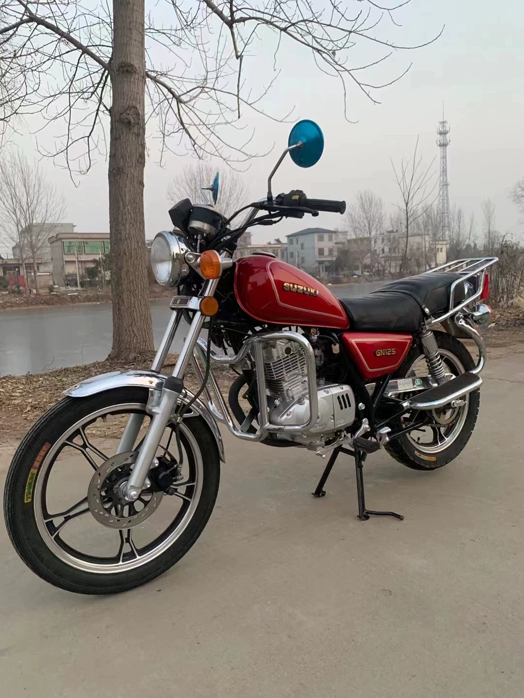 Оригинальный Руи Шан улица мотоцикл EN125CC мотоцикл мотоциклы Suzuki кросс-езда мужская и женская мобильность держатель топлива запуск автомобиля