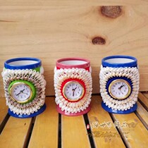 Natural conch shell Happy cartoon pen holder Crafts Home decorations ornaments stalls night market goods