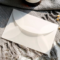 Fire paint envelope sulfuric acid paper envelope translucent frosted flowering wedding invitation wedding invitation fire paint seal envelope