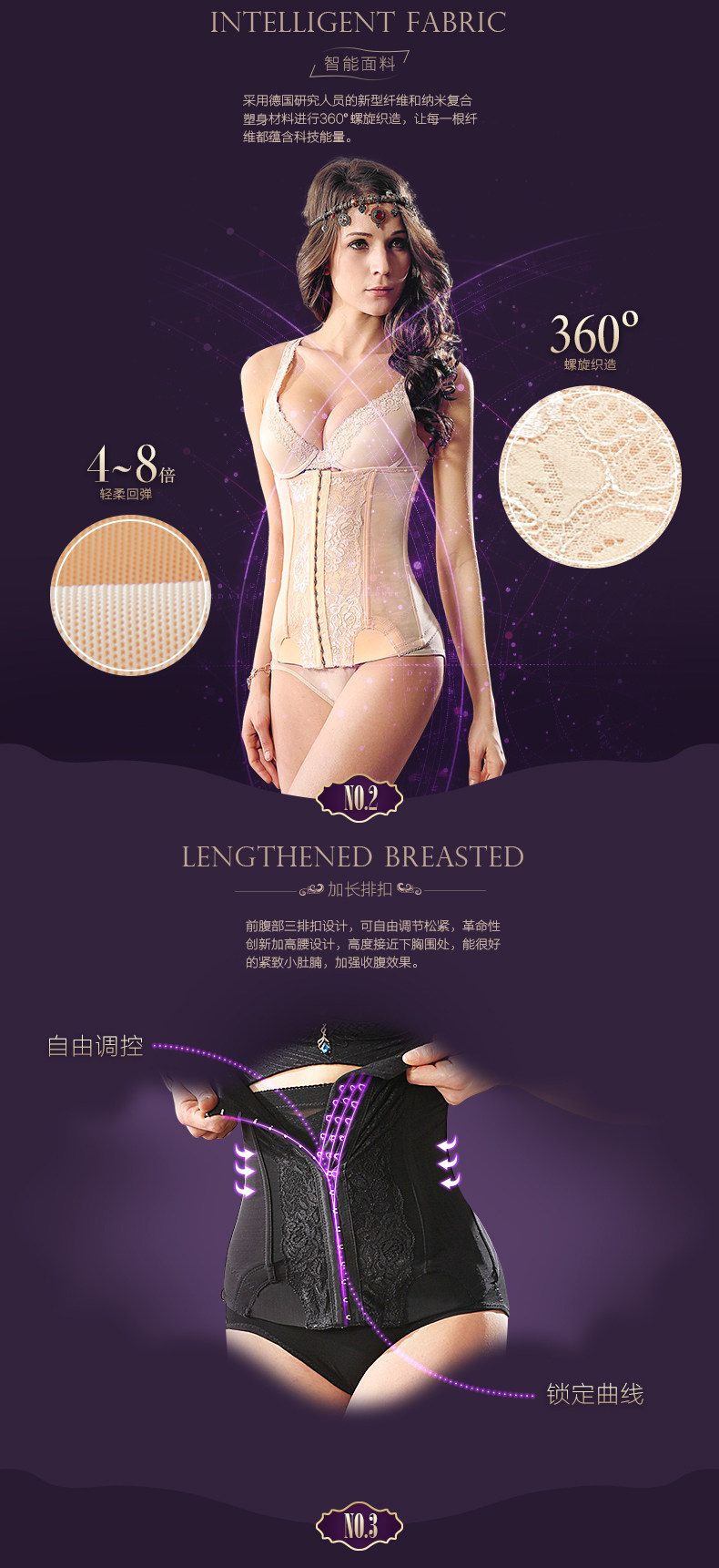 Corset luxueux en acrylique - Ref 679863 Image 9