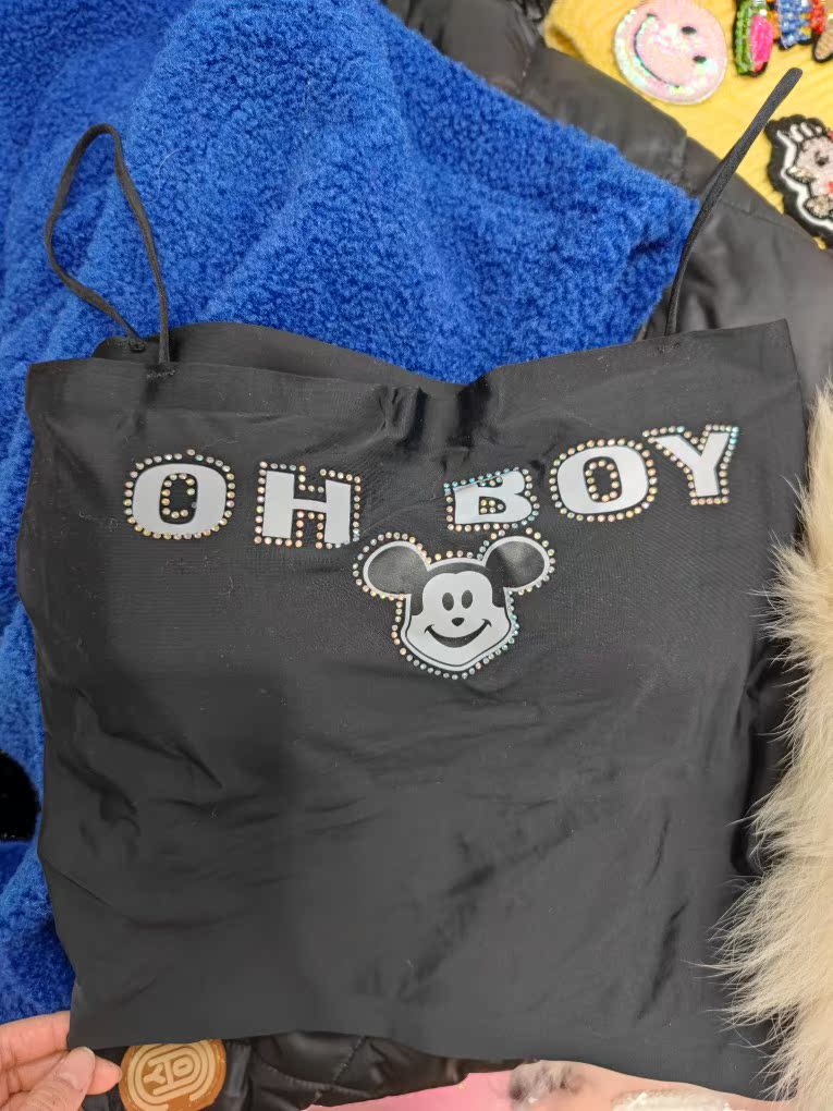 New style ice silk beautiful back with diamonds