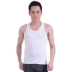 Mùa hè trung niên nam áo yếm modal cotton trung niên cao tuổi mồ hôi áo vest cha già - Lót áo thun ba lỗ Lót