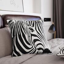 Batha Li Nordic Cotton Cotton Cotton Pillow Zebra Bed Mat Chair Low Pillow Lunch Pillow