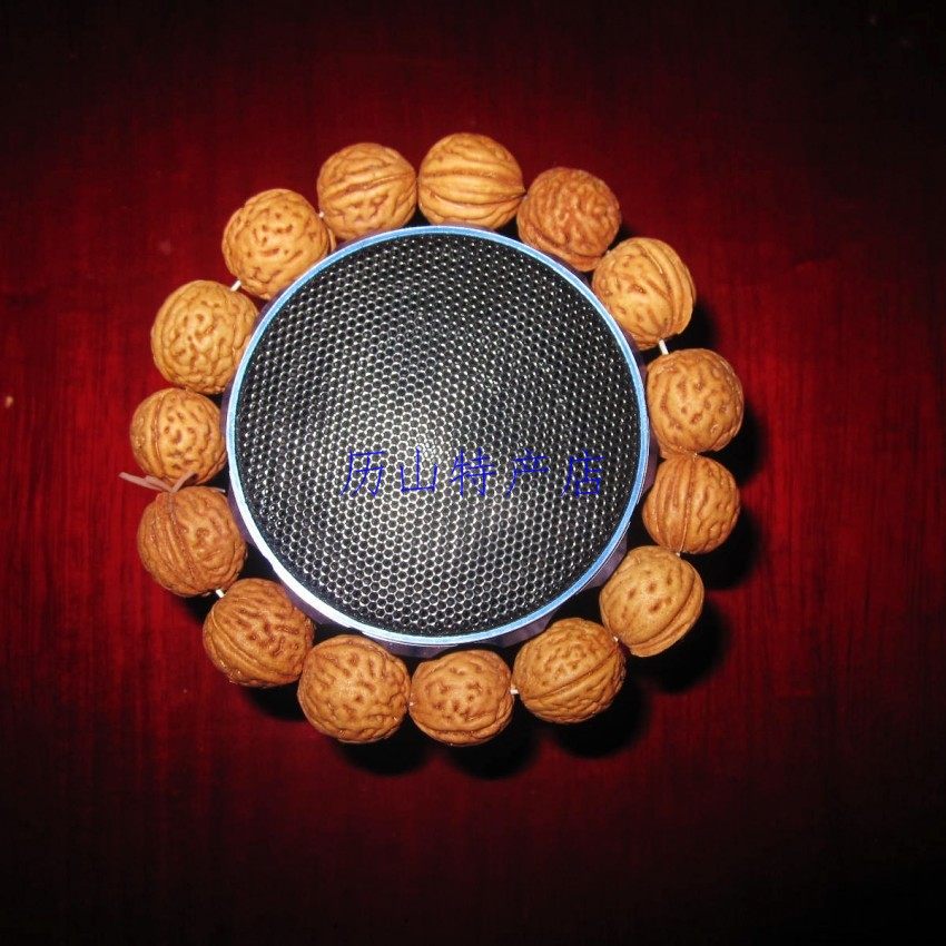 Selected positive round size 1 5 cm pure wild mountain peach nuclear hand strings bracelet boutique playlist Play in hand string-Taobao