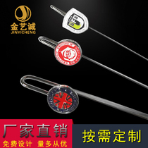 Customized metal hollow bookmark brass hollow bookmark corrosion process graduation university commemorative bookmark personalized customization