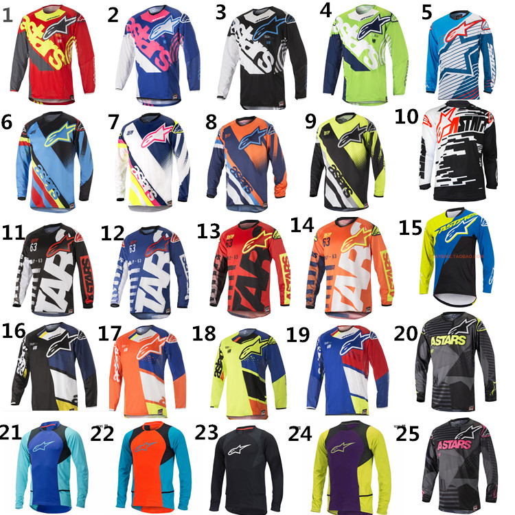 ASTARS downhill suit star racing suit summer off-road motorcycle riding suit men's mountaineering bicycle suit customization