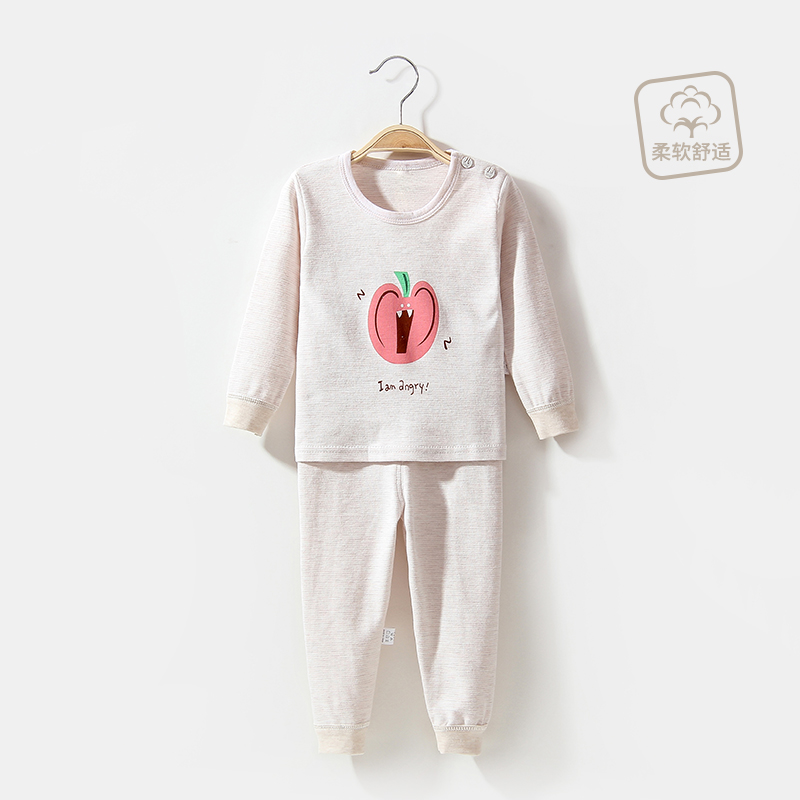 Bé quần áo mùa thu mùa thu quần bộ cotton 0-1 tuổi 3 tuổi trẻ em đồ lót bé trai bé gái pajama nhà điều hòa không khí quần áo.