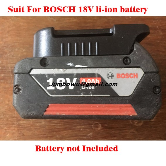 Belt buckle battery dust shell suitable for Bosch 18V battery