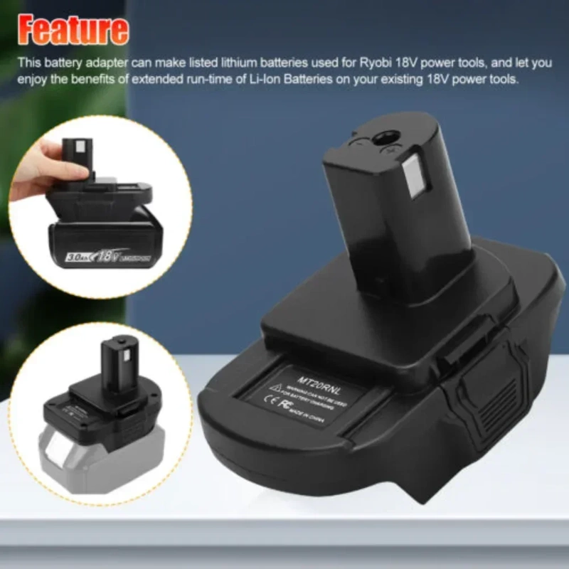 Adapter Mt20Rnl Is Suitable for Makita 18V Lithium Battery to Excellent Use Than Liangming 18V Tools