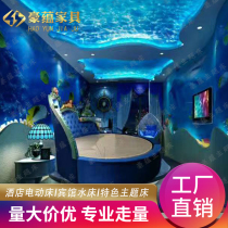 New Featured Theme Beds Hotel Lovers Spice Water Bed guesthouses Electric Round beds Intelligent constant warm water mattress set to do